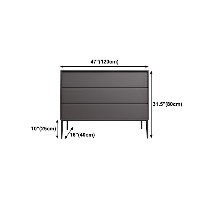 Sideboard in legno ingegnerizzato in stile glam per soggiorno