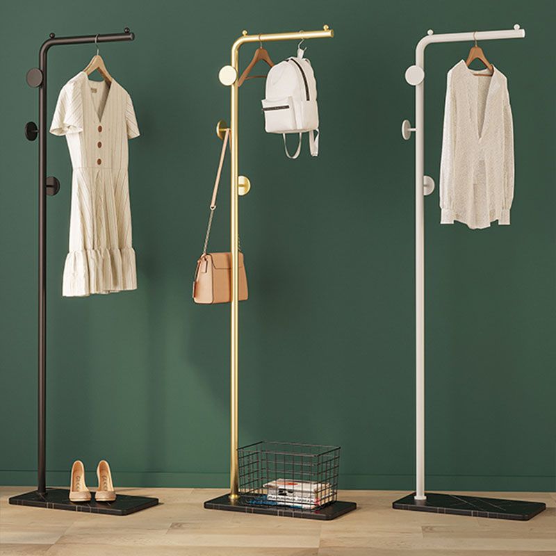 Modern Metal Entry Hall Tree Changs Racks con ganchos de abrigo