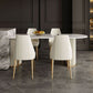 Traditional Luxury Dining Table White Sintered Stone Double Pedestal Dining Table Clearhalo ' dining_table' 'Dining Tables & Seating' 'Dining Tables' 'furn' 'furn_dining_table' 'Furniture' 'furniture_dining_table' 'Kitchen & Dining Furniture' 'kitchen&dining_furn' 'kitchen' 'kitchen_dining_table' 1200x1200_97bf03d5-1731-408b-aa1a-71f539c541f6