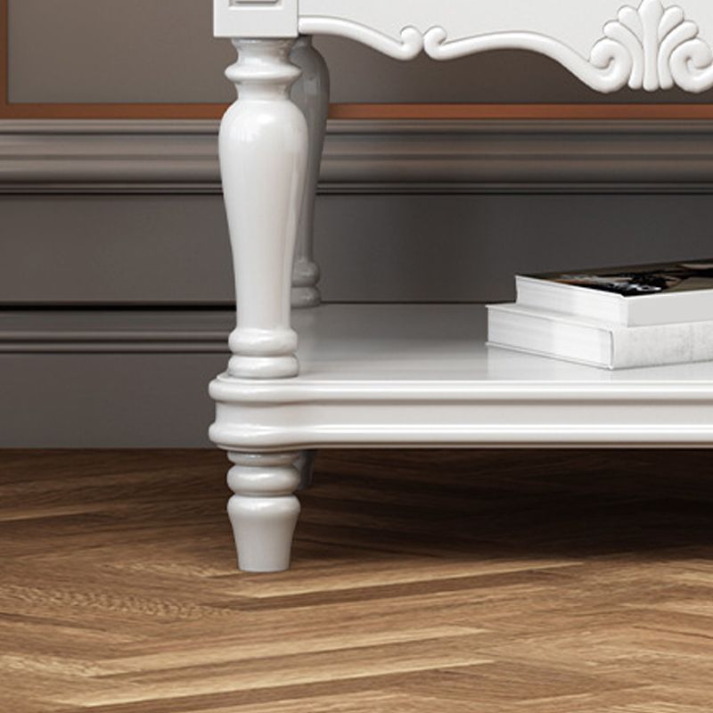 Table de nuit en bois massif de 24,41 "Table