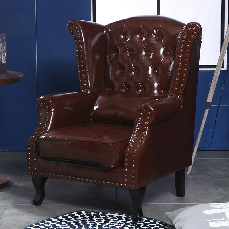 Removable Cushions Chair33.8" L x31.4"W x40.9"H Basic Four Legs Chair Clearhalo 'Accent Chairs' 'accent_chairs' 'Chairs & Seating' 'furn' 'furn_accent_chairs' 'Furniture' 'furniture_accent_chairs' 'Living Room Furniture' 1200x1200_97c3f773-aaf1-4863-9889-4e884af9e9d4