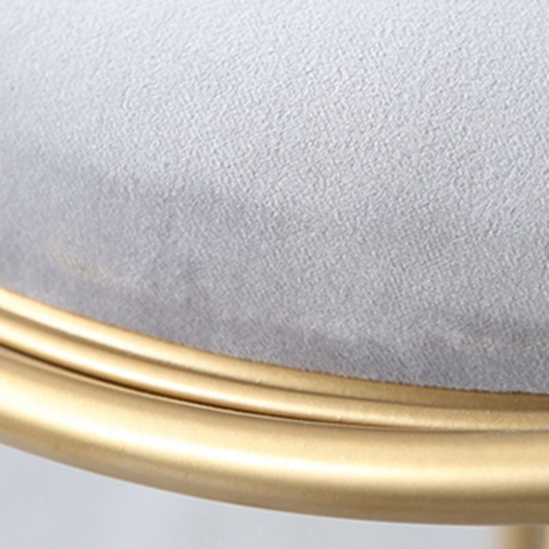 Contemporary Style Counter Stool Upholstered Bar Stool with Metal Base Clearhalo 'Bar Furniture' 'Bar Stools' 'bar_stools' 'furn' 'furn_bar_stools' 'Furniture' 'Kitchen & Dining Furniture' 1200x1200_97c4494b-7c18-40ca-829f-147e6ec77951