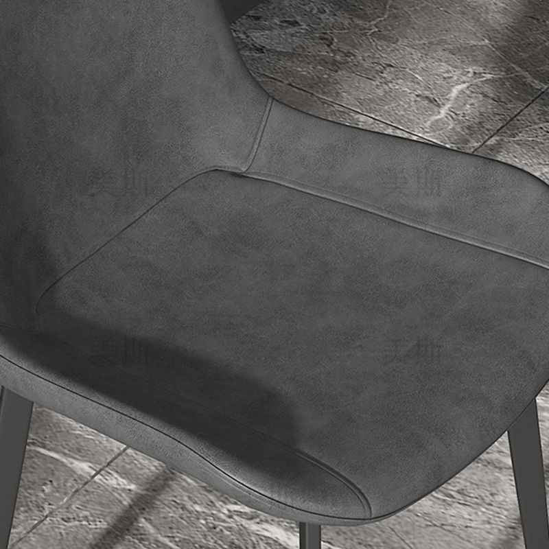 Industrial Armless Dining Chairs Upholstered Side Chair for Home Clearhalo 'Dining Chairs' 'Dining Tables & Seating' 'dining_chair' 'furn' 'furn_dining_chair' 'Furniture' 'Kitchen & Dining Furniture' 1200x1200_97c5863c-a62a-47fc-8d4d-8a8e5c5b09d3