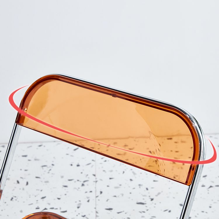 Contemporary Metal Dining Armless Chair Open Back Single Dining Side Chair Clearhalo ' kitchen&dining_furn' 'Dining Chairs' 'Dining Tables & Seating' 'dining_chair' 'furn' 'furn_dining_chair' 'Furniture' 'furniture_dining_chair' 'Kitchen & Dining Furniture' 'kitchen' 1200x1200_97c92d7f-75ad-4564-8c4b-28a9cac3b528