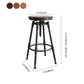 Rotating Barstool Industrial Style 4 Feet Bar Stool for Dining Room Set of 3 Clearhalo 'Bar Furniture' 'Bar Stools' 'bar_stools' 'furniture_bar_stools' 'Kitchen & Dining Furniture' 'kitchen&dining_furn' 'kitchen' 'kitchen_furn' Furniture' 1200x1200_97ca8471-ce60-4809-9fa4-5045c8eccc60