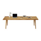 Bureau de bureau en bois massif contemporain du bureau rectangulaire pour le bureau
