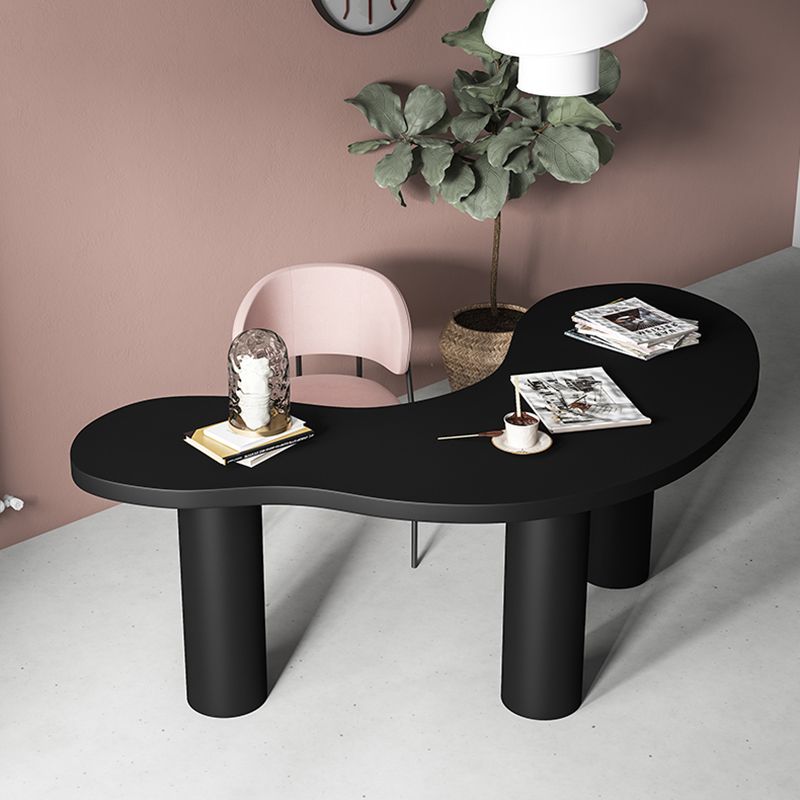 Mesa de trabajo de madera sólida de la oficina de oficina gratuita escritorio de escritura industrial