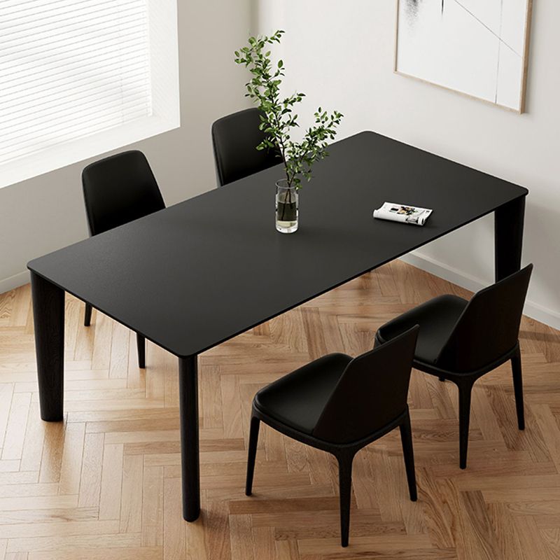 Sintered Stone Top Modern Black Table for Restaurant Rectangle Dining Table with 4 Legs Clearhalo ' dining_table' 'Dining Tables & Seating' 'Dining Tables' 'furn' 'furn_dining_table' 'Furniture' 'furniture_dining_table' 'Kitchen & Dining Furniture' 'kitchen&dining_furn' 'kitchen' 'kitchen_dining_table' 1200x1200_97ce60df-0924-42aa-9f59-3ba2296dfad4