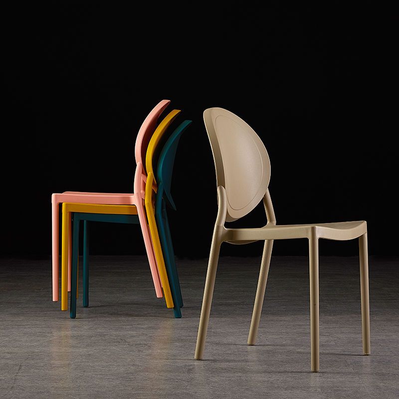 Sedia moderna di plastica 16.1 "set di set laterale del re Luigi largo