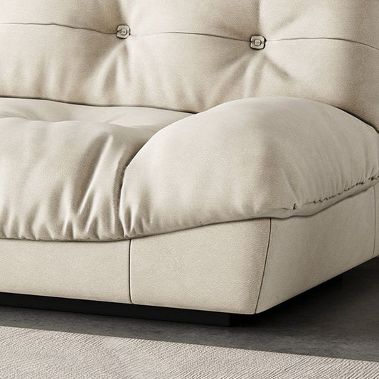 Armless Tufted Split-Back Sectional Sofa with Chaise L-Shape Sectionals Sofas Clearhalo 'furn' 'furn_sectionals' 'Furniture' 'furniture_sectionals' 'kitchen' 'kitchen_sectionals' 'Living Room Furniture' 'Sectionals' 1200x1200_97d10ace-ba39-4852-9ef4-ff634c0aad3d