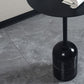Contemporary Round Metal Side End Table Marble Pedestal Side Table Clearhalo 'Coffee & Accent Tables' 'End & Side Tables' 'end_side_table' 'end_side_tables' 'furn' 'furn_end_side_tables' 'Furniture' 'furniture_end_side_table' 'Living Room Furniture' 1200x1200_97d2ca6a-3b3a-4776-a9c8-3dff04e2c19a