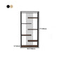 Metal Floor Home Vertical Shelf Bookcase Etagere Open Book Shelf with 6 Shelves