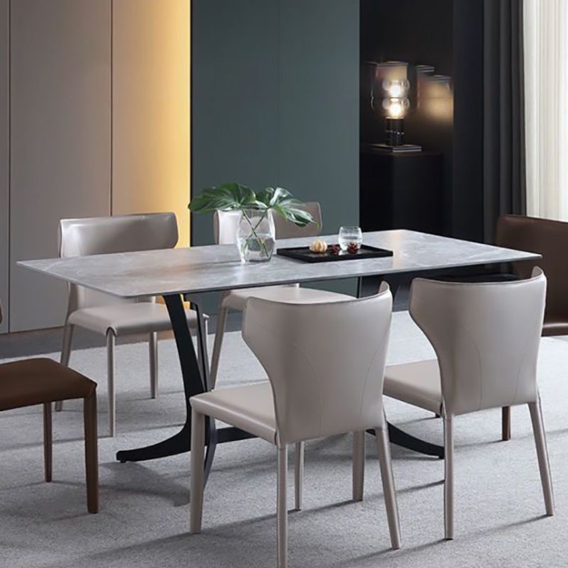 Contemporary Kitchen Leather Dining Chair Wingback Parsons Chair Clearhalo 'Dining Chairs' 'Dining Tables & Seating' 'dining_chair' 'furn' 'furn_dining_chair' 'Furniture' 'furniture_dining_chair' 'Kitchen & Dining Furniture' 1200x1200_97d5dd6e-1ccf-40a7-bd85-f6ad7da4e1d5
