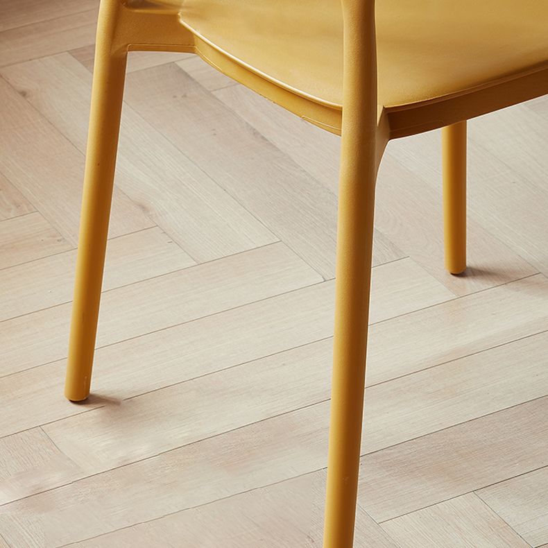 Scandinavian Plastic Stacking Dining Chairs Armless Open Back Chairs Clearhalo 'Dining Chairs' 'Dining Tables & Seating' 'dining_chair' 'furn' 'furn_dining_chair' 'Furniture' 'furniture_dining_chair' 'Kitchen & Dining Furniture' 1200x1200_97d86130-d60d-4f27-a894-4e4d99ae53e2