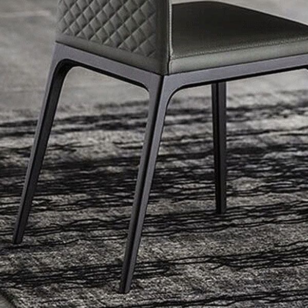 Sillas de comedor de estilo moderno sillas sin brazo con patas de metal para cocina