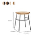 Solid Wood Modern Counter & Bar Stools Matte Finish Indoor Stools Clearhalo 'Bar Furniture' 'Bar Stools' 'bar_stools' 'furn' 'furn_bar_stools' 'Furniture' 'Kitchen & Dining Furniture' 1200x1200_97d913b3-2461-4164-a1b7-6dedc8847a1d