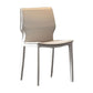 Modern Armless Chair Metal Frame Guest Chair for Dining Room