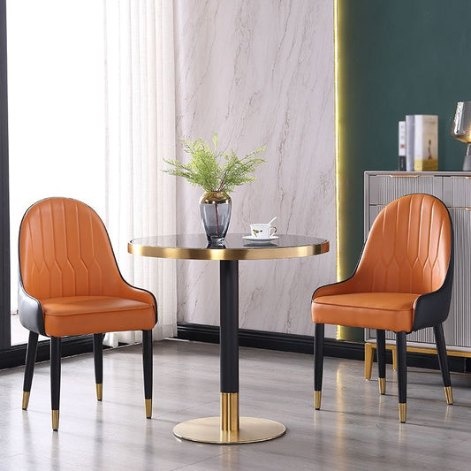 Metal Traditional Luxury Round Dining Table Marble Indoor Table with Pedestal Base Clearhalo ' dining_table' 'Dining Tables & Seating' 'Dining Tables' 'furn' 'furn_dining_table' 'Furniture' 'furniture_dining_table' 'Kitchen & Dining Furniture' 'kitchen&dining_furn' 'kitchen' 'kitchen_dining_table' 1200x1200_97df56d7-7aaf-40fc-a335-53f47904c7e5