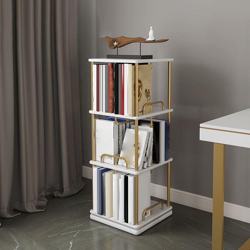 Nordic Geometric Bookcase Rotatable Study Room Storage Bookshelf Clearhalo 'Bookcases' 'furn' 'furn_bookcases' 'Furniture' 'Office Furniture' 1200x1200_97e0dd51-0c55-4b8f-8fac-c412fd937c7c