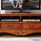Console in legno console tradizionale in stile home TV con cassetti