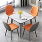 Modern Sintered Stone Dinner Table 4 Legs 31.2" Dining Table with Black Frame Clearhalo ' dining_table' 'Dining Tables & Seating' 'Dining Tables' 'furn' 'furn_dining_table' 'Furniture' 'furniture_dining_table' 'Kitchen & Dining Furniture' 'kitchen&dining_furn' 'kitchen' 'kitchen_dining_table' 1200x1200_97e20e33-6a5a-47d4-83a7-075af9c47c41