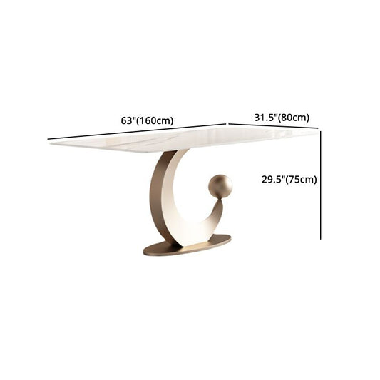 1/2/6/7 Pieces Dining Chairs Set Table Set with Sintered Stone Top with Leather Chairs Clearhalo 'Dining Room Sets' 'Dining Tables & Seating' 'dining_room_set' 'furn' 'furn_dining_room_set' 'Furniture' 'furniture_dining_room_set' 'Kitchen & Dining Furniture' 1200x1200_97e319f5-e278-408e-83b2-85a4ca7b0284