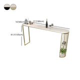 Stone Bar Dining Table Modern Oval Bar Table with Sled Base for Dining Room Clearhalo 'Bar Furniture' 'Bar Tables' 'bar_tables' 'furn' 'furn_bar_tables' 'Furniture' 'furniture_bar_tables' 'Kitchen & Dining Furniture' 1200x1200_97e6c9ef-0ce1-45f1-98ce-3c70e2df208c