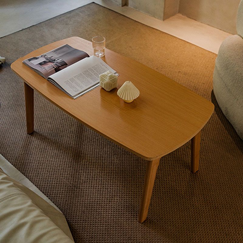 Wooden 4 Legs Cocktail Table Modern Rectangular Coffee Table for Living Room Clearhalo 'Coffee & Accent Tables' 'Coffee Tables' 'coffee_tables' 'furn' 'furn_coffee_tables' 'Furniture' 'furniture_coffee_tables' 'Living Room Furniture' 1200x1200_97e85b1f-2668-4447-941f-bdd9c7855394