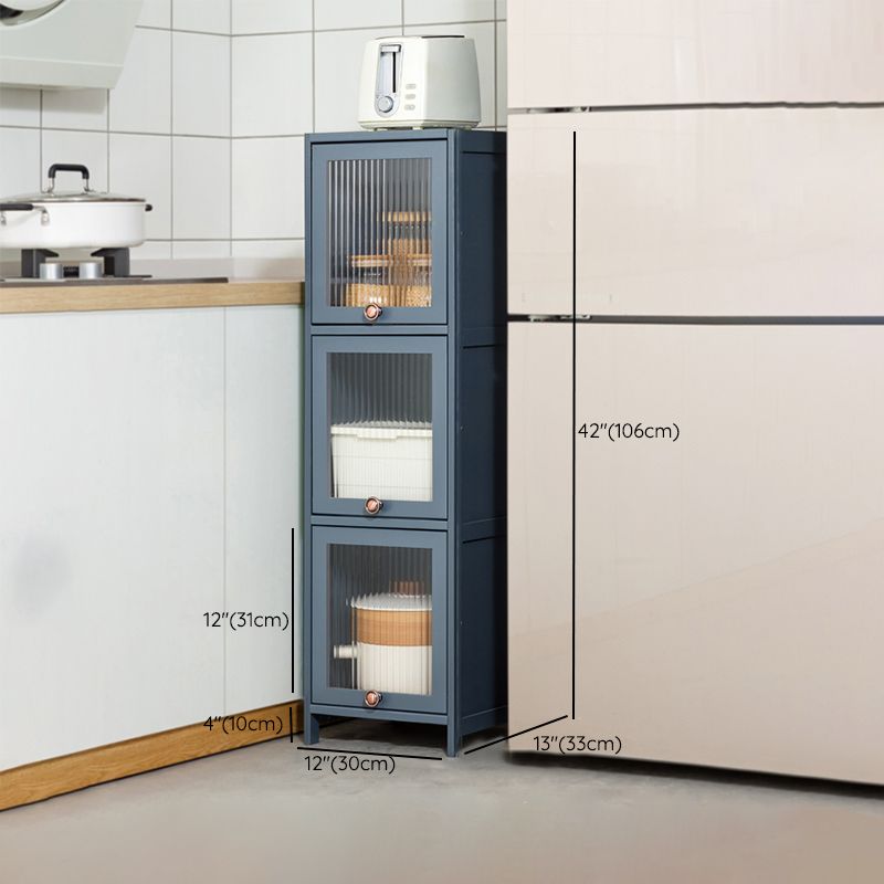 Mesa contemporánea de la mesa del aparador Bamboo con puertas para la cocina