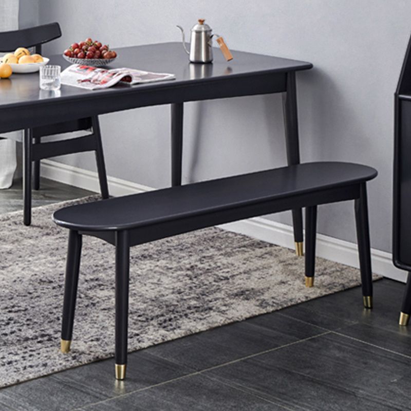 11.8 Inch Wide Modern Seating Bench Solid Wood Bench with Legs Clearhalo 'Benches' 'Chairs & Seating' 'furn' 'furn_benches' 'Furniture' 'Living Room Furniture' 1200x1200_97ee4c0f-1934-4302-9f68-7c6b156e6bf3