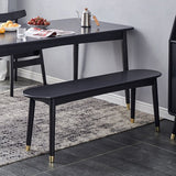 11.8 Inch Wide Modern Seating Bench Solid Wood Bench with Legs Clearhalo 'Benches' 'Chairs & Seating' 'furn' 'furn_benches' 'Furniture' 'Living Room Furniture' 1200x1200_97ee4c0f-1934-4302-9f68-7c6b156e6bf3