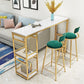 Marble Indoor Bistro Bar Table Storage Fixed Table Counter Wine Table with Storage Clearhalo 'Bar Furniture' 'Bar Tables' 'bar_tables' 'furn' 'furn_bar_tables' 'Furniture' 'furniture_bar_tables' 'Kitchen & Dining Furniture' 1200x1200_97ee4e7c-7614-4c11-8e98-1e659cd6431b
