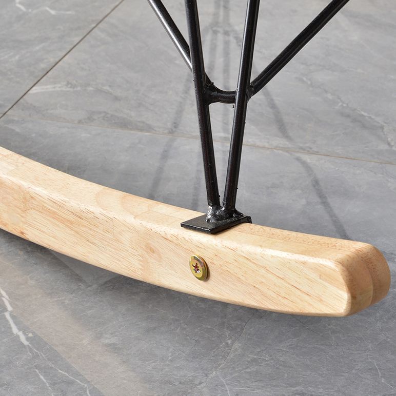 Plante à bascule de style contemporain chaise à bascule intérieure avec ottoman