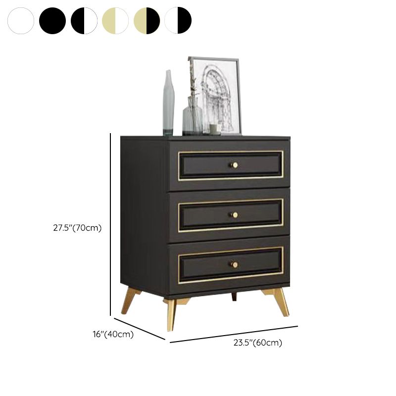 Cómoda de almacenamiento de dormitorio contemporánea Cómoda vertical de madera con cajones