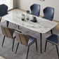 Minimalist Rectangle Sintered Stone Dining Table with Metal Base Dining Table for Restaurant Clearhalo ' dining_table' 'Dining Tables & Seating' 'Dining Tables' 'Furniture' 'furniture_dining_table' 'Kitchen & Dining Furniture' 'kitchen&dining_furn' 'kitchen' 'kitchen_dining_table' 1200x1200_97eeecf4-040f-49f0-b6ca-9744aef070d8