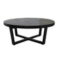 Solid Wood and Metal Coffee Table Home Round Coffee Desk in Black Clearhalo 'Coffee & Accent Tables' 'Coffee Tables' 'coffee_tables' 'furn' 'furn_coffee_tables' 'Furniture' 'Living Room Furniture' 1200x1200_97efb4c6-b45d-4020-8fda-b56bff17f94f