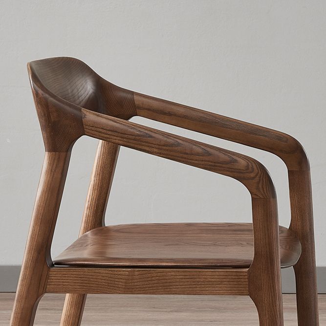 Traditional Style Ash Wood Chair Set Kitchen Open Back Dining Arm Chairs Clearhalo ' kitchen&dining_furn' 'Dining Chairs' 'Dining Tables & Seating' 'dining_chair' 'furn' 'furn_dining_chair' 'Furniture' 'furniture_dining_chair' 'Kitchen & Dining Furniture' 'kitchen' 1200x1200_97f0db87-2f8f-42f5-8693-ac2a19e8355c