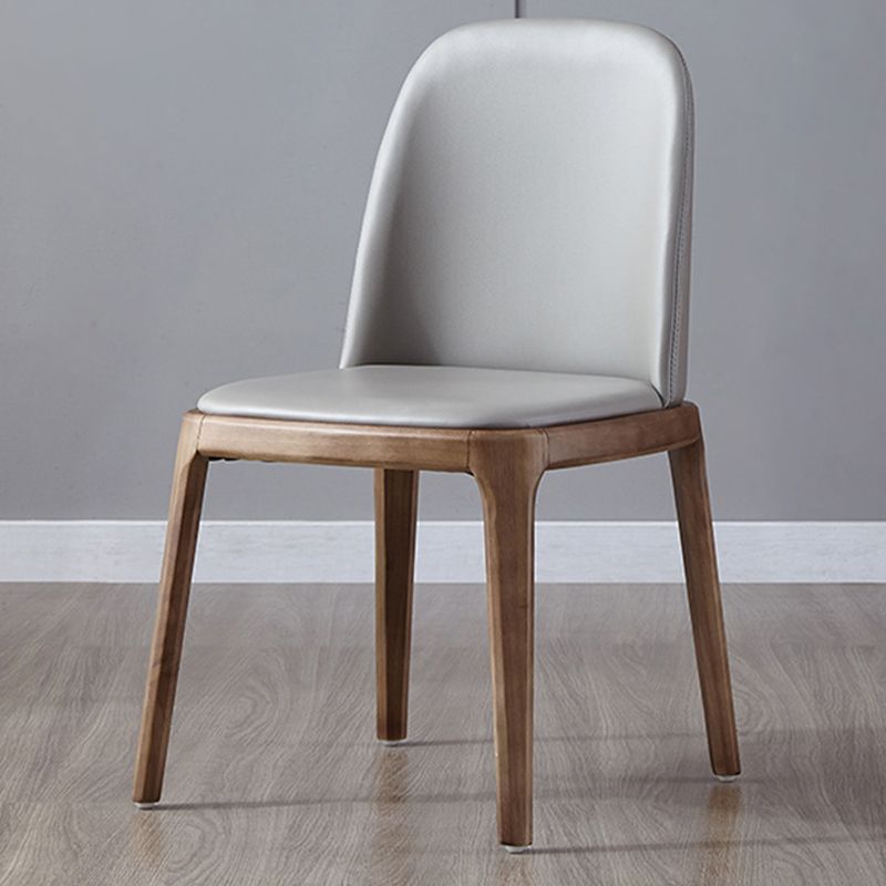 Glam Scandinavian Kitchen Dining Room Wood Chairs Solid Back Side Chair Set Clearhalo ' kitchen&dining_furn' 'Dining Chairs' 'Dining Tables & Seating' 'dining_chair' 'furn' 'furn_dining_chair' 'Furniture' 'furniture_dining_chair' 'Kitchen & Dining Furniture' 'kitchen' 1200x1200_97f1309e-b21d-48f8-b505-09019b34e1fc