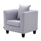 Arms Included Chair 25.5" L x 24"W x 23.6"H Linen Chair for Living Room Clearhalo 'Accent Chairs' 'accent_chairs' 'Chairs & Seating' 'furn' 'furn_accent_chairs' 'Furniture' 'Living Room Furniture' 1200x1200_97f3e42b-549f-4ec0-8ed6-52135c01a0b8