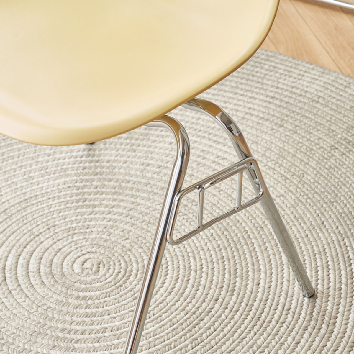 Modern Design Armless Solid Back Chair Plastic Stacking Side Chairs Clearhalo 'Dining Chairs' 'Dining Tables & Seating' 'dining_chair' 'Furniture' 'furniture_dining_chair' 'Kitchen & Dining Furniture' 1200x1200_97f4abe8-dd8c-40b9-af30-83ff6bdd29c1