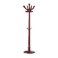 Traditional Coat Rack Plain Solid Wood Coat Rack with Round Bottom