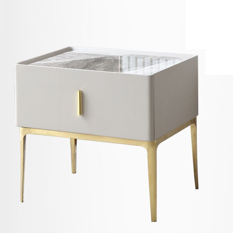 Contemporary Drawer Storage Wooden Bed Nightstand for Bedroom