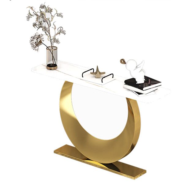 Contemporary Console Accent Table Antique Finish Rectangle Console Sofa Table Clearhalo 'Console Tables' 'console_tables' 'Entry & Mudroom Furniture' 'furn' 'furn_console_tables' 'Furniture' 1200x1200_97fad3f9-00c3-4f32-b7ec-3f625d522d8b