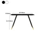 Industrial Style Black Metal Bar Table Faux Marble Rectangle Top Indoor Table with 4 Legs Clearhalo 'Bar Furniture' 'Bar Tables' 'bar_tables' 'furn' 'furn_bar_tables' 'Furniture' 'furniture_bar_tables' 'Kitchen & Dining Furniture' 'kitchen&dining_furn' 'kitchen' 1200x1200_97fbedb5-6b9f-4642-9dca-caea18fdb2bf