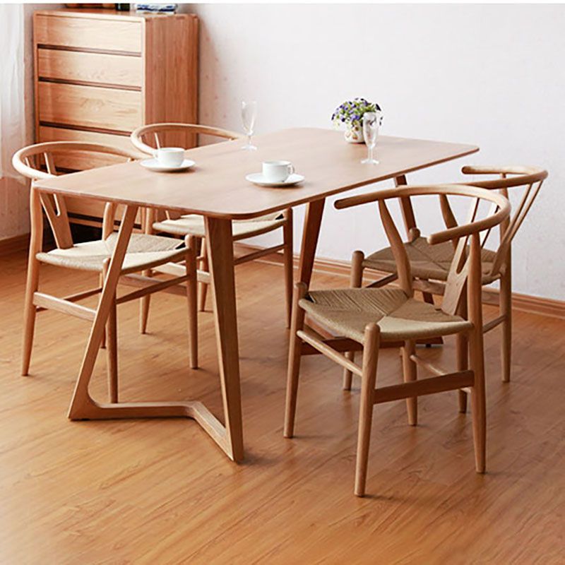 Contemporary Style Dining Chairs Wood Dining Armless Side Chairs Clearhalo 'Dining Chairs' 'Dining Tables & Seating' 'dining_chair' 'furn' 'furn_dining_chair' 'Furniture' 'Kitchen & Dining Furniture' 1200x1200_97fd40a3-8d39-47f6-af9e-1b433ccdf5a8