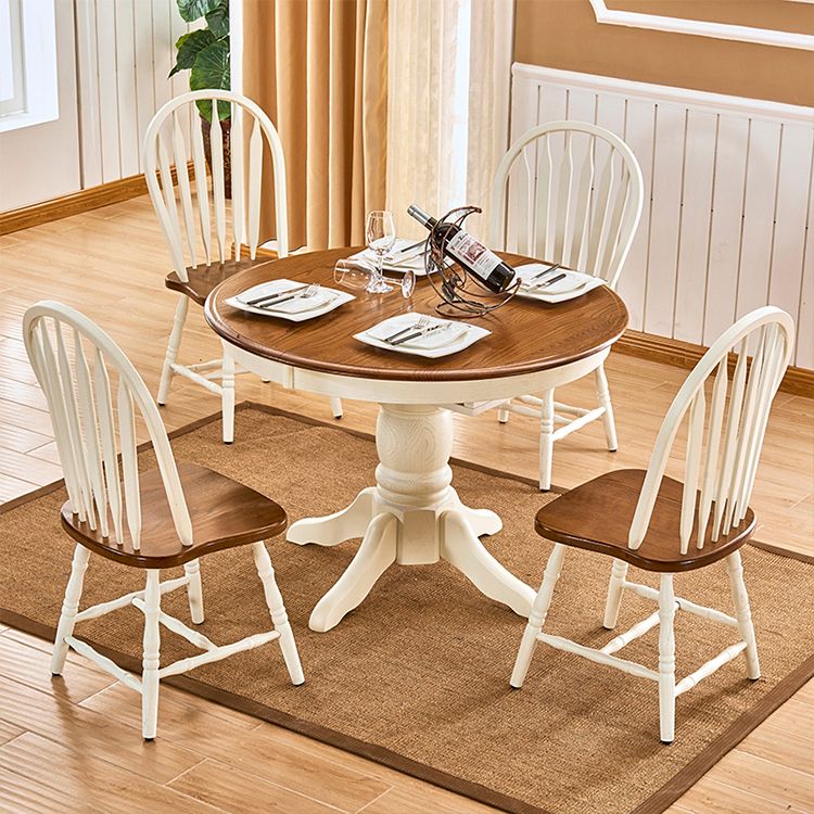 Solid Wood Traditional Dining Room Chair Matte Finish Windsor Back Side Chair Clearhalo ' kitchen&dining_furn' 'Dining Chairs' 'Dining Tables & Seating' 'dining_chair' 'furn' 'furn_dining_chair' 'Furniture' 'furniture_dining_chair' 'Kitchen & Dining Furniture' 'kitchen' 1200x1200_980455a4-6708-4f9d-933e-c8da4482d32b