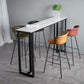 Modern Style Low Back Bar-stool PU Leather Bar Stool with Metal Legs Clearhalo 'Bar Furniture' 'Bar Stools' 'bar_stools' 'Furniture' 'furniture_bar_stools' 'Kitchen & Dining Furniture' 1200x1200_98070514-480d-4e40-ba90-7ee5a831f658