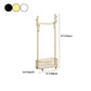 Glam Hall Stand Metal Shelving Hooks Included Free Standing Entry Hall Tree Clearhalo 'Entry & Mudroom Furniture' 'furn' 'furn_hall_tree_coat_racks' 'Furniture' 'Hall Trees & Coat Racks' 'hall_tree_coat_racks' 1200x1200_980a711f-a1cb-4067-b5e9-ec42538a0cd3