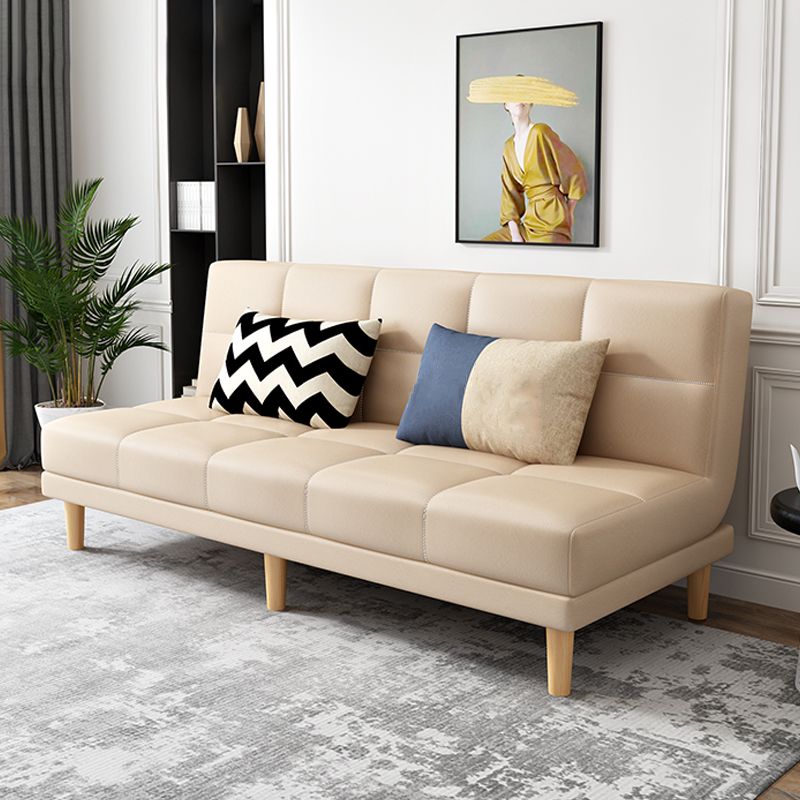 70.87" W √ó 26.77" D √ó 30.31" H Biscuit Back Armless Sofa with Convertible Clearhalo 'furn' 'furn_sofas' 'Furniture' 'furniture_sofas' 'kitchen' 'kitchen_sofas' 'Living Room Furniture' 'Sofa' 'sofas' 1200x1200_980cdaed-9591-4258-b266-55211d7b3233