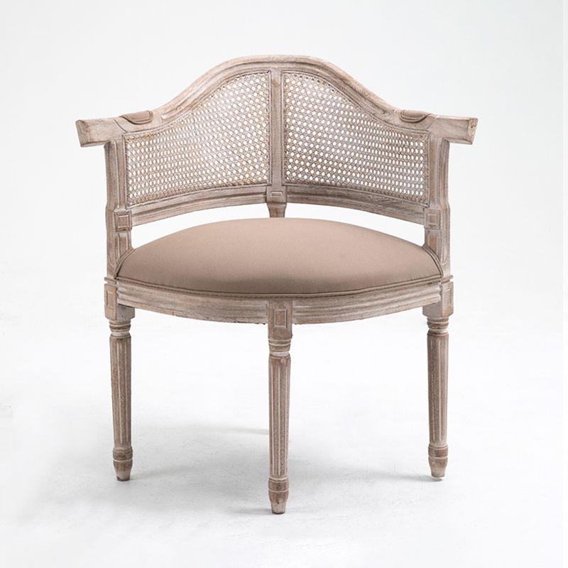 Country Style Wicker Dining Chairs Dining Room Arm Chair With Natural Legs Clearhalo ' kitchen&dining_furn' 'Dining Chairs' 'Dining Tables & Seating' 'dining_chair' 'furn' 'furn_dining_chair' 'Furniture' 'furniture_dining_chair' 'Kitchen & Dining Furniture' 'kitchen' 1200x1200_980e189f-4dbf-441c-9edf-6d99e4d576f0
